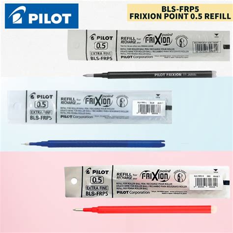 Pilot BLS FRP5 Frixion Point Refill 0 5mm Pilot Pen Shopee Philippines