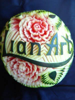 Lianart El Arte De Tallar Frutas Y Verduras