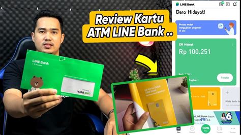 Review Kartu Debit Line Bank Kartu Atm Gratis Youtube