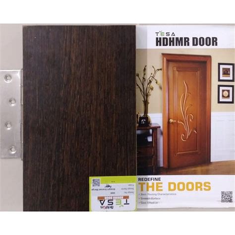 Interior Brown Action Tesa HDHMR Flush Door Thickness 25 Mm Size 8