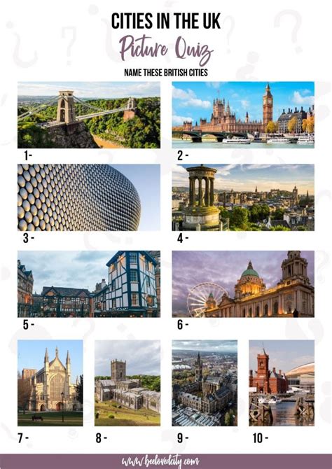 The Best Uk Picture Quiz Q As With Landmarks Food More