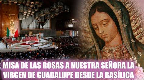 Misa De Las Rosas Virgen De Guadalupe Desde La Bas Lica De Guadalupe