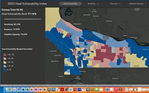 New Heat Index Map Zeros In On Portlands Populations Most Vulnerable