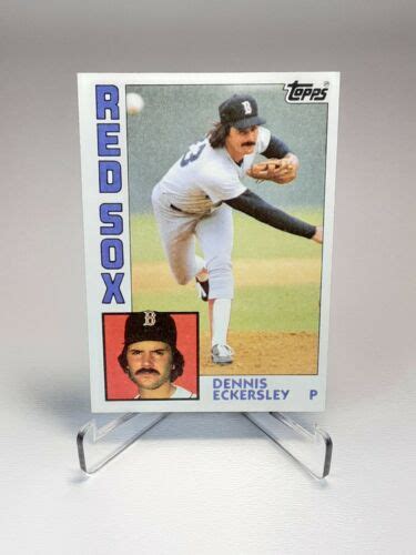 Dennis Eckersley 1984 Topps Baseball Card 745 Boston Red Sox EBay