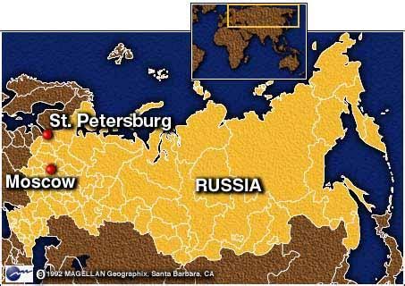 St. Petersburg - Map Locator