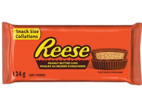 Hershey Reese’s Peanut Butter Cups Snack Size 18x124g Pacific Distribution