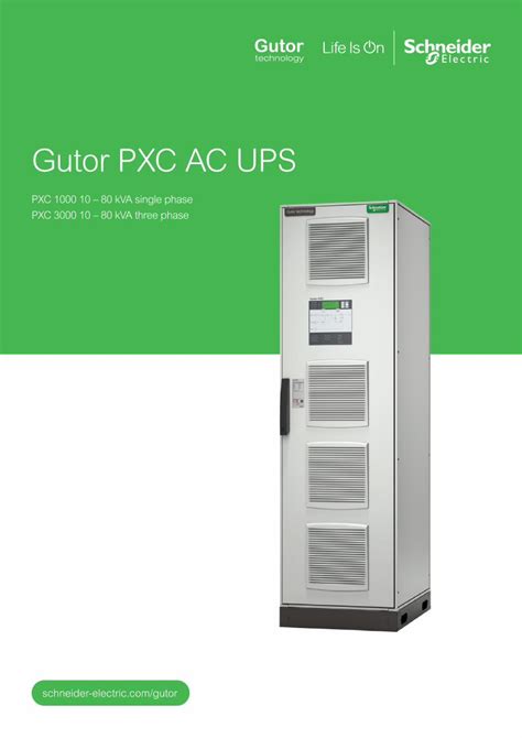 PDF Gutor PXC AC UPS 3P Power DOKUMEN TIPS