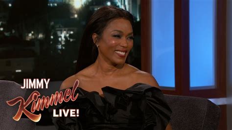 Jimmy Kimmel Declares That As Good As She Looks Angela Bassett Must