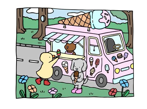 Carrinho De Sorvete Bobbie Goods - Bobbie goods ice cream truck | Carrinho de sorvete, Desenhos lindos ...