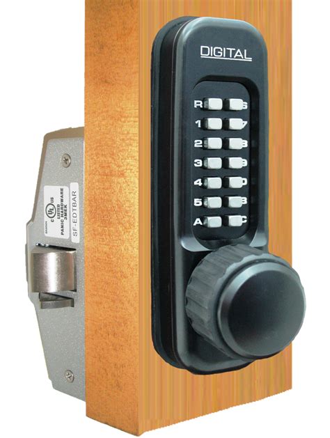 Lockey 160-P Keyless Mechanical Digital Panic Bar Exit Door Lock