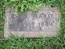 Rose Marie Dolezal 1929 1944 Mémorial Find a Grave