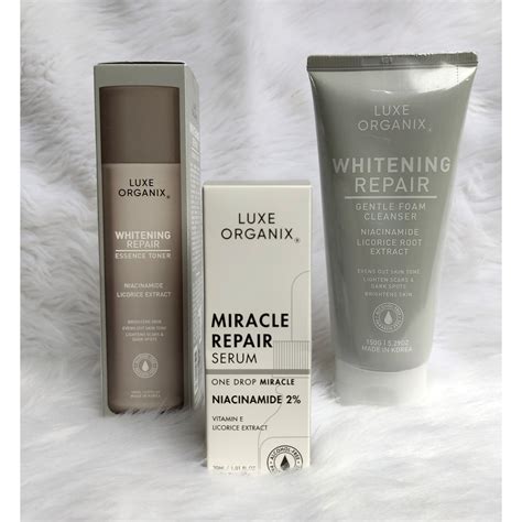 Luxe Organix Miracle Repair Tonercleanser Serum Iw Underarm Cream