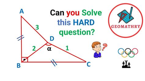 One Geometry Question Two Different Solutions Improve Your Geometry Skill Youtube