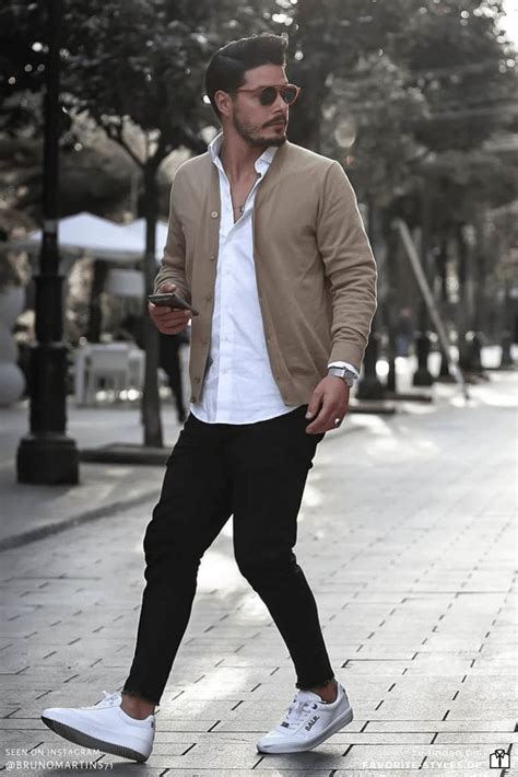 Smart Casual Outfit Für Männer Mit Blouson In 2020 Männer Smart