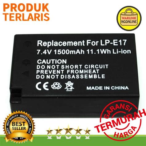 Jual Baterai Canon M3 M5 750d 760d Tipe Lp E17 1500mah Shopee