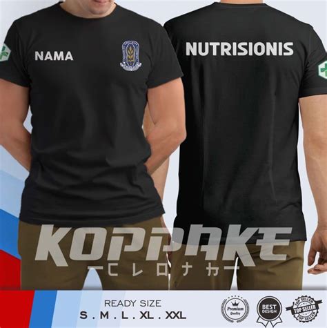 Kaos Persagi Persatuan Ahli Gizi Indonesia Nutrisionis Gratis Nama Baju Distro Lazada Indonesia