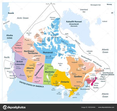 Canada Political Map Provinces