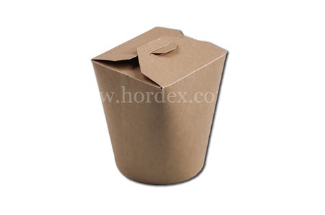 16ozpaper Kraft Noodle Box Hordex Enterprises Food Packaging And Ingredients Supplier And