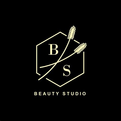 Logo Beauty Studio floral gold, free vector 11644172 Vector Art at Vecteezy