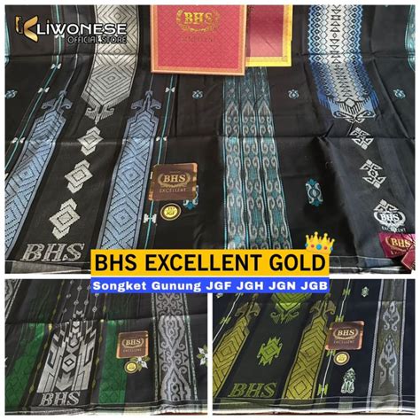 Jual Sarung Bhs Excellent Jacquard Gold Original Songket Gunung Jgf Jgh