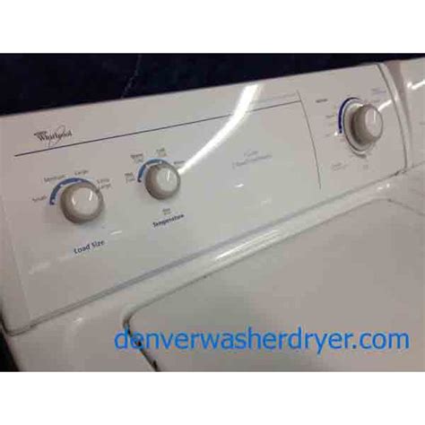 Whirlpool Commercial Quality Washer Dryer Extra Large Capacity