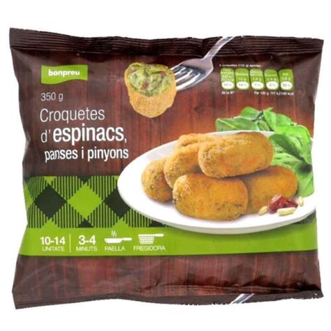 Bonpreu Croquetes D Espinacs Panses I Pinyons Bonpreuesclat Online