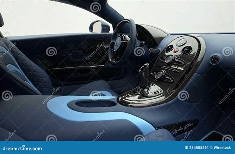 Interior of a Bugatti Veyron Editorial Photo - Image of coupe, modern: 234505561