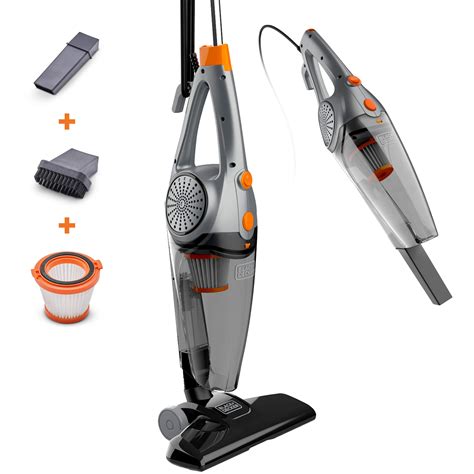 Black Decker In Upright Stick Handheld Vacuum Cleaner With