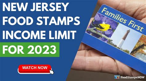 New Jersey Food Stamp Income Limits For Youtube