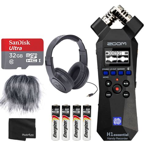 Zoom H1essential Handy Recorder Bundle with Accessories - Walmart.com