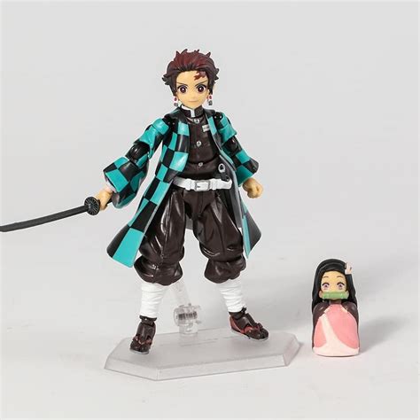 Demon Slayer Kamado Nezuko Figma Dx Tanjiro Dx Pvc Action