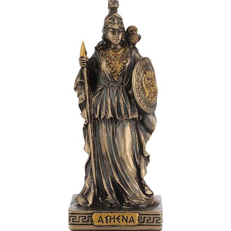 Bronze Athena Greek Pantheon Statue