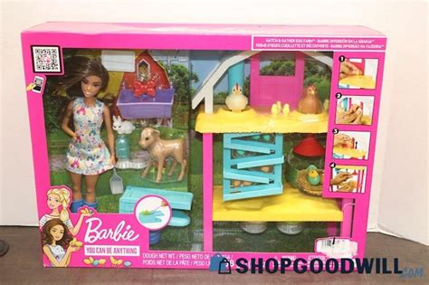 Barbie Hatch And Gather Egg Farm Doll Playset