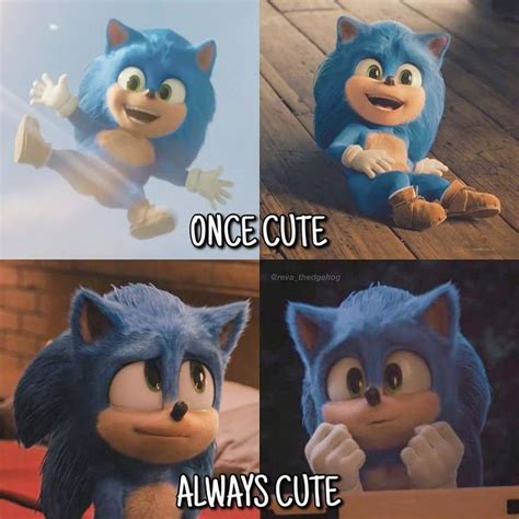 Sonic Movie On Instagram Aww Sonic Always Cute Follow Me Sonic