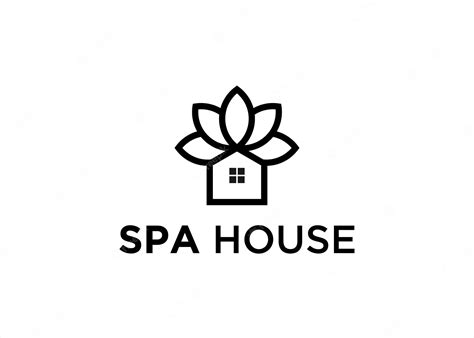 Premium Vector Lotus House Logo Design Vector Illustration