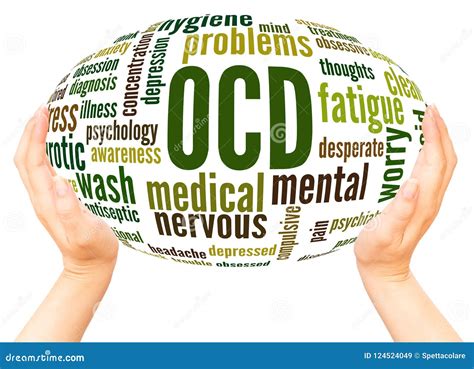 Ocd Word Cloud Hand Sphere Concept Stock Image Cartoondealer