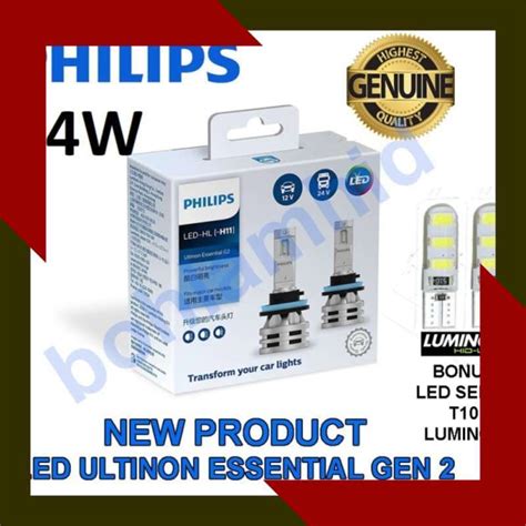 Promo Lampu Led Grand Livina Philips Ultinon Essential G2 Bohlam