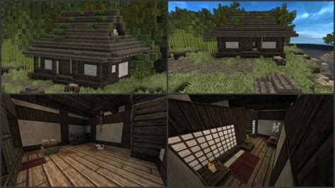 Japanese Village House Minecraft Map