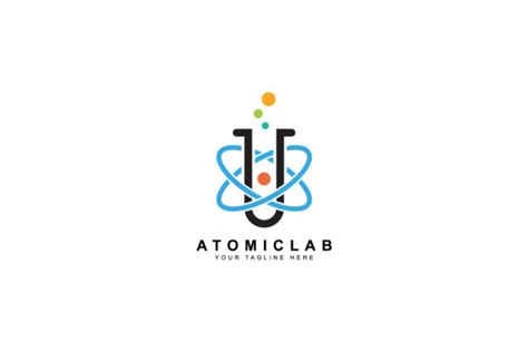 Science Lab Logo Design Graphic By Sabavector Creative Fabrica