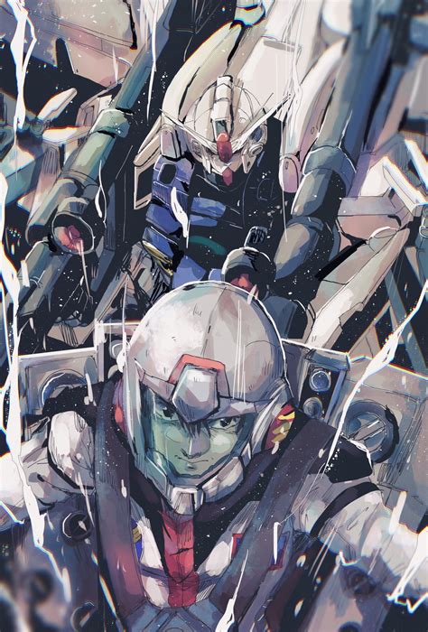 Gundam Gp 03 Stamen And Kou Uraki Gundam And 1 More Drawn By Kare