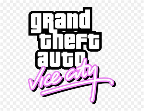 Grand Theft Auto Vice City Logo Clipart (#5595525) - PinClipart