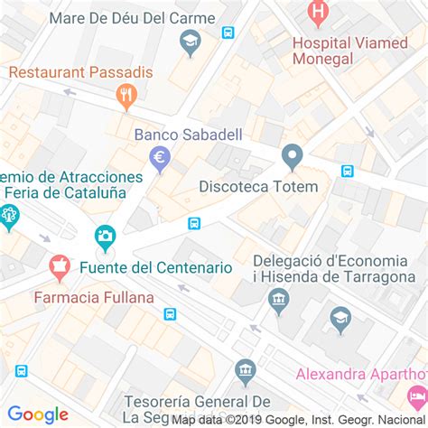 C Digo Postal Calle Pau Casals Avinguda En Tarragona Codigopostalde Es