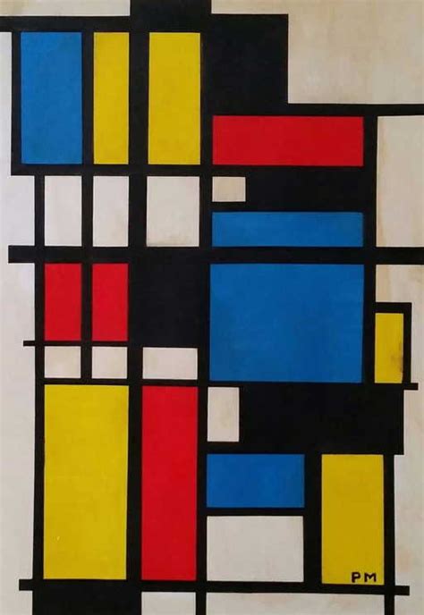 Piet Mondrian Abstract Neoplasticism Dutch Painting