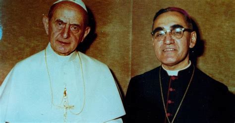 Pope Francis Canonizes Archbishop Oscar Romero and Pope Paul VI ...