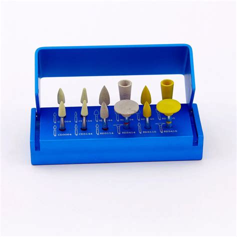 Set Dental Lab Diamond Polishers For Zirconia Polishing Burs Cups