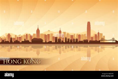 Hong Kong Skyline Stock Vector Images Alamy