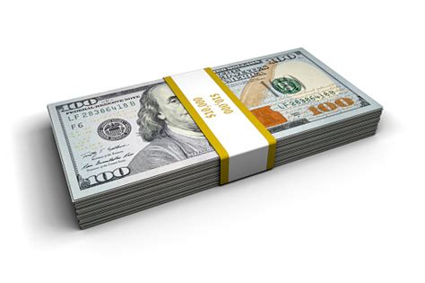 Stack Of Money 10000 Dollars Stock Photo Download Image Now Us