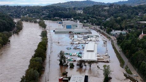 Watch Drone Footage Shows Historic Flooding Helene Aftermath In Asheville