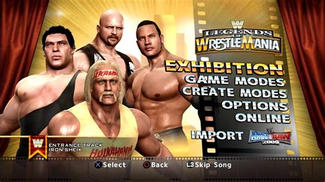 WWE Legends Of WrestleMania Gameplay PS3 YouTube