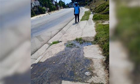 Vecinos denuncian presencia de aguas albañales en una de las